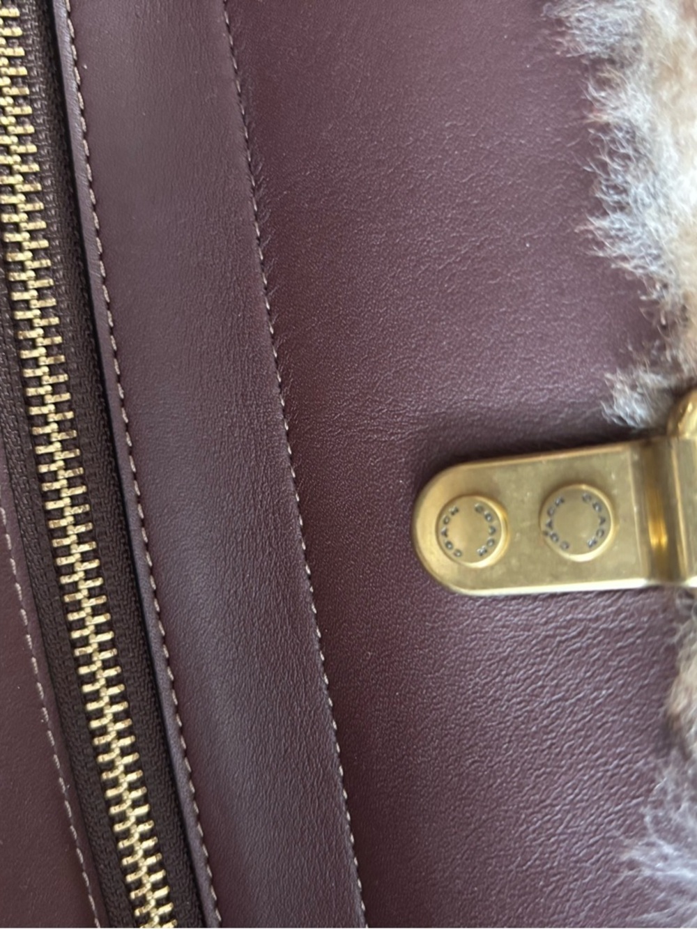Coach Rogue Tote in Signature Shearling - Picture 10 of 15